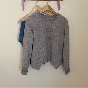 Cropped Grey Sweatshirt